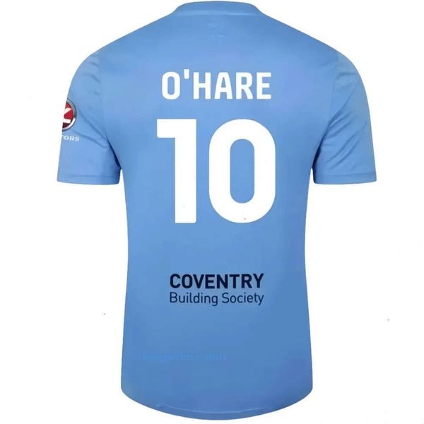 

Mens Tracksuit Dry Fit O Coventry City Soccer shirts Hare Sheaf Gyokeres Godden Hamer Home Blue Men Kids Kit Football Shirts Tops Camiseta De Football Top, Grey