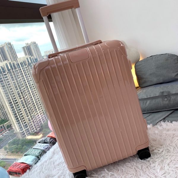 

Designer Luggage name suitcase hot sale luxury fashion large capacity box with protective cover and luggage tag universal wheel boarding box, G1