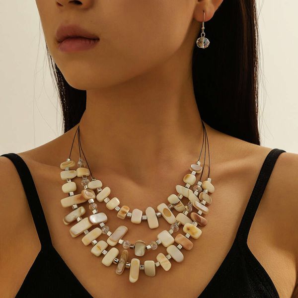 

Multi layered colorful beaded turquoise fashionable and sophisticated Bohemian jewelry set