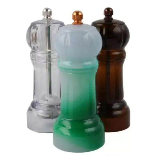 

Jar Container And Shakers Seasoning Can Handy Manual Salt Pepper Mill Grinder Kitchen Tools