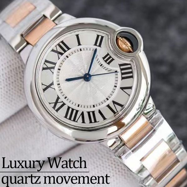 

Designer watches watches high quality movement watches Balloon Blue 33 36 42MM Stainless steel or leather Watchstrap quartz movement Folding buckle sport Watches, #2 replacement (parts)