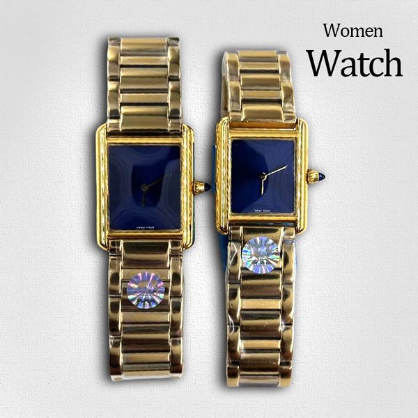 

woman watches high quality luxery watch gold watch womens watches 25 or 27MM Folding buckle Stainless Steel Casual Silver watchstrap movement watch, #5 bronze