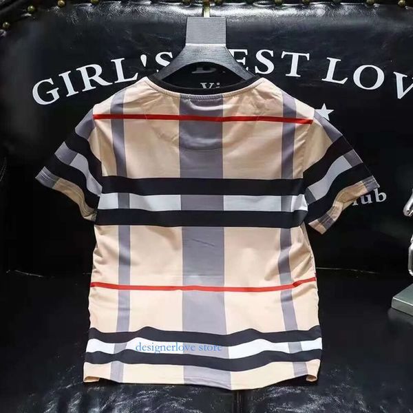 

Mens T Shirt Designer Shirts Summer New Ice Silk Short Sleeve Printing Letter Youth Trendy Large Size S 3XL Man Outfits Top Dry Fit, Black