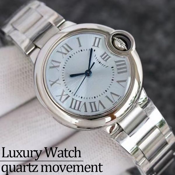

watches high quality women designer watches luxury watch Wristwatches 33 36 42MM three Sizes Stainless Steel watchstrap Balloon Blue quartz movement sport watch, #2 replacement (parts)