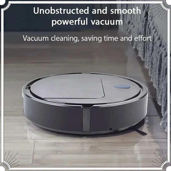 

UltraThin Vacuum Cleaner Automatic 3in1 Smart Wireless Sweeping Wet and Dry Cleaning hine Household Mopping Robot 240506
