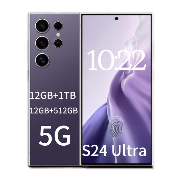 

6GB 128GB S24 Ultra 5G Smart Phone SmartPhone US EU 4G LTE 6.8 Punch-hole Full Screen HD Android 14 Octa Core 256GB 512GB 1TB Fingerprint Face ID GPS Titanium, Green