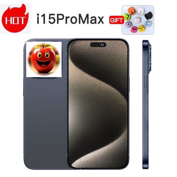 

pro max i15 7.3 inch 4G LTE 5G mobile phone 16GB RAM 1TB camera 48MP 108MP Face ID GPS octa-core android smartphone tag high-end customization smart, White