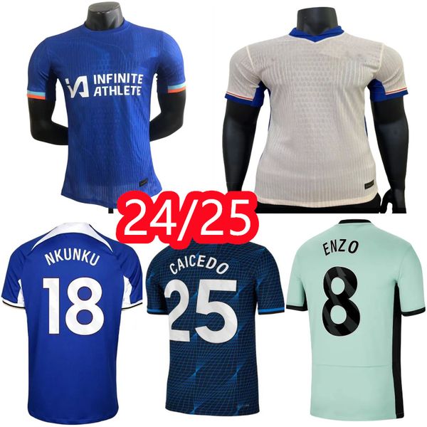 

24 25 Season ENZO CFC NKUNKU Football Jersey Soccer Jersey Home Cities fan Football Shirts MUDRYK GALLAGHER STERLING Jersey Kits 2024 2025 FOFANA Black Out CUCURELLA, 23 24 third aldult