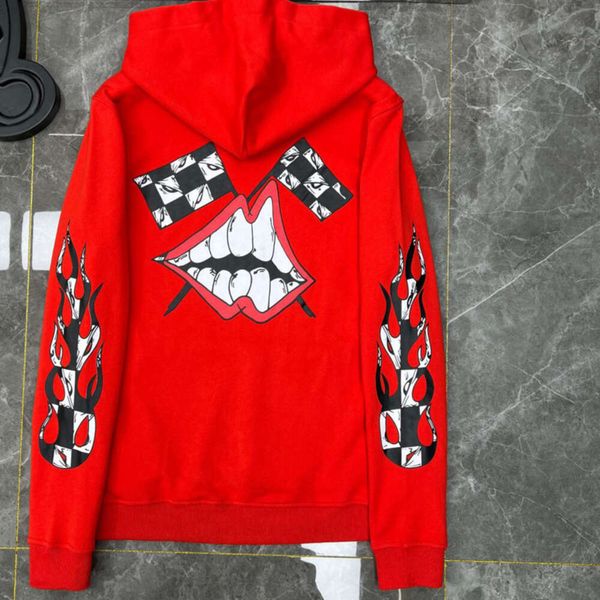 

undefined Sweatshirt brand CH designer Graffiti red mouth Hoodies printing Pullover Luxury new High quality Winter Long Sleeve Sweater hoodied Sweatshirts hood