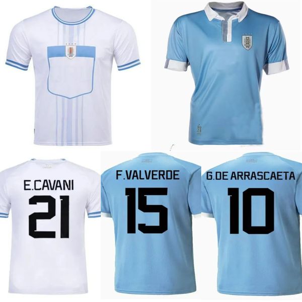 

24 25 Uruguay Soccer Jersey 2024 2025 Uruguay jersey Home away L.SUAREZ E.CAVANI N.DE LA CRUZ national team Shirt G.DE ARRASCAETA F.VALVERDE R.ARAUJO Football Uniform, Black