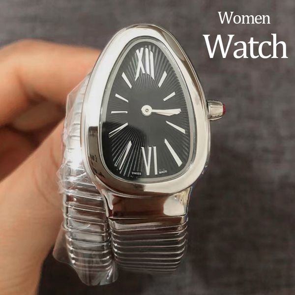 

Wristwatches designer watches lady wristwatch watches women 20MM Stainless Steel watchstrap gold watch Quartz movements snake watch fashion watch for woman, Army green