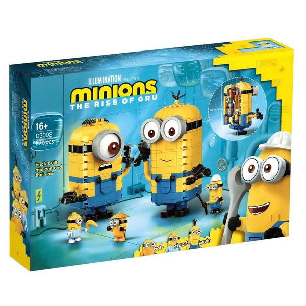 

Ace Building Block D3002 (Old Product Number A2112) Little Yellow Man God Thief Dad 81779 Laboratory Toy Wholesale, D3002 little yellow man