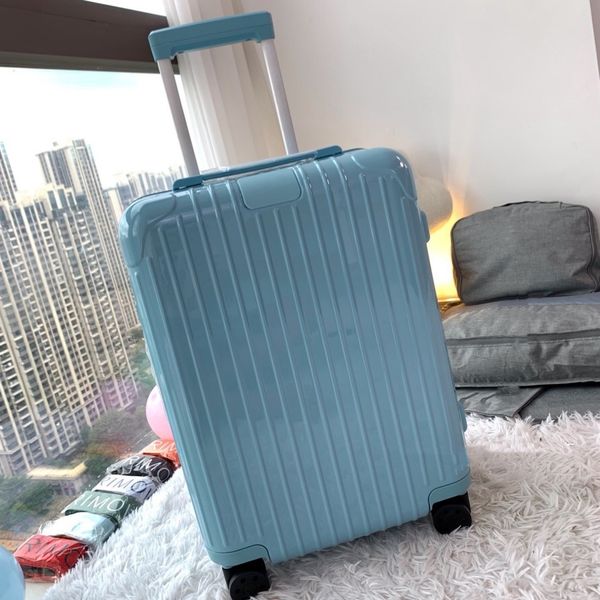 

Designer Fashoin luxury boxs Suitcase Luggages Travel Bag Luxury Carry On Luggage With Wheels Front Opening Rolling Password Suitcases, G1