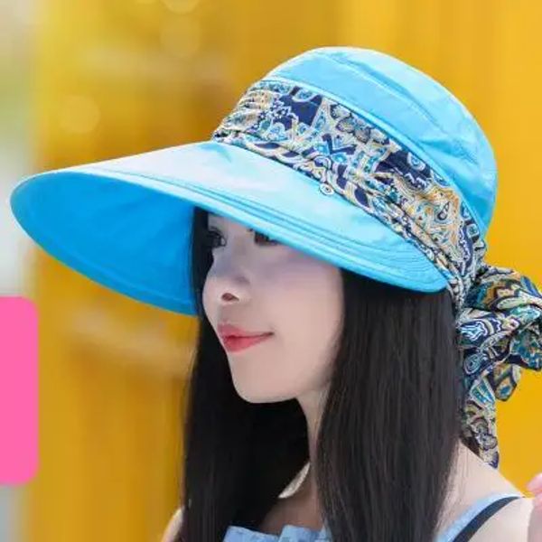 

New Brand Women's Sunbonnet Sun Hat Summer Folding Sunscreen Anti-uv Large Beach Cap Summer Hat Fashion Sunhat Women Hat, 5a