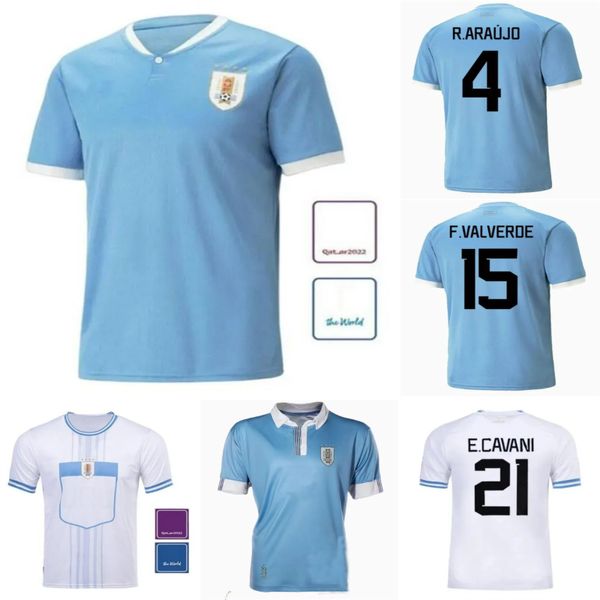 

24 25 Uruguay Football Shirt L.SUAREZ 2024 2025 Uruguay Soccer Jersey Home away E.CAVANI N.DE LA CRUZ national team Shirt G.DE ARRASCAETA F.VALVERDE R.ARAUJO, Red