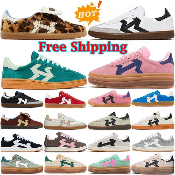 

Free Shipping Designers shoes men women shoe Vegan Black White Gum sneakers black white bright blue clear Pink Velvet dark green mens trainer, Purple