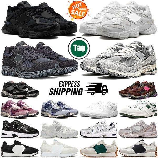 

Designer new 2002r 9060 running shoes for mens womens 327 Rain Cloud Quartz Grey Moon Daze Black Phantom 530 Protection Pack Sea Salt men trainers sneakers, Beige