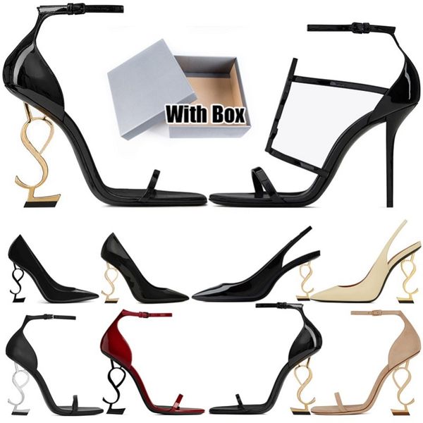 

designer women luxury dress shoes sandal sneakers high heels patent leather Gold Tone triple black nuede womens lady sandals party wedding office shoe sneaker, Purple