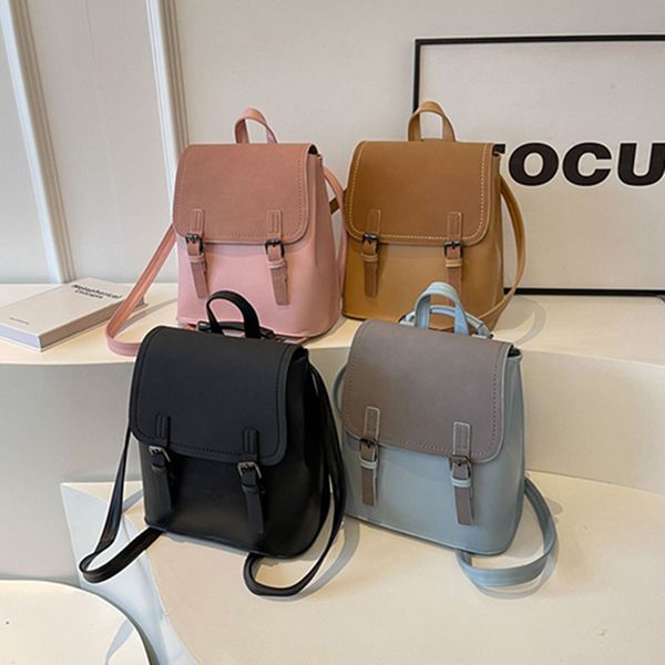 

tote bag women's backpack leather bag casual lightweight backpack for women, Blue