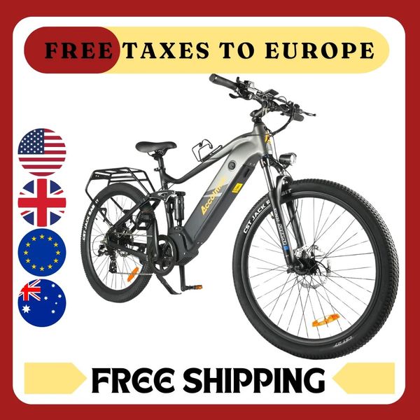 

Accolmile eMTB Mountain Bike Cola Bear 27.5 Inch 29 Inch Ebike 250W 500W 750W Middle Motor 20Ah Battery For Men, Customize