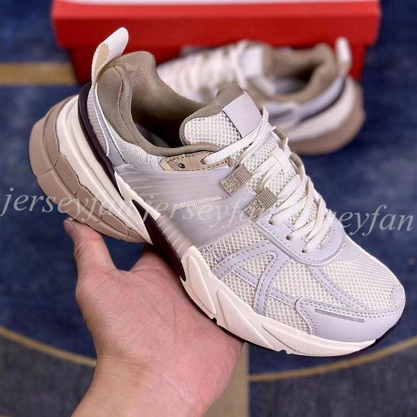 

Men Women Sports Shoes Vintage Jogging Sneakers Size -45 Running Shoes 27302, #1 tan brown