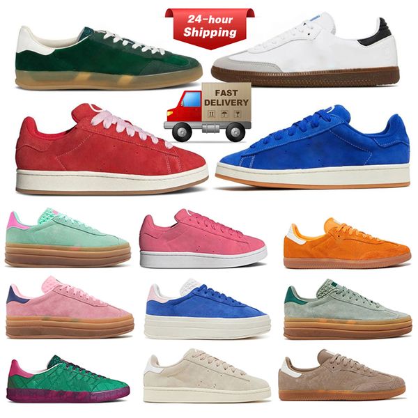 

2024 classic casual shoes for men women platform designer sneakers black white gum pink velvet red green suede blue leather mens womens outdoor sports trainers, Random color1