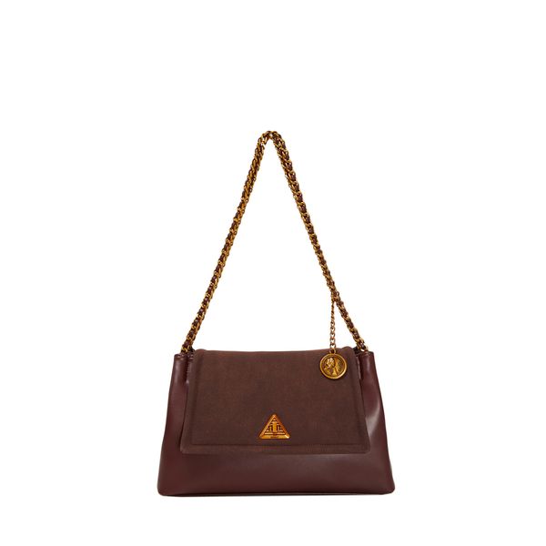 

Shoulder Bags Women French Vintage Alligator Baguette Pu Leather Handbags Elegant Office Ladies Luxury Underarm Chain Bag for Women, Brown