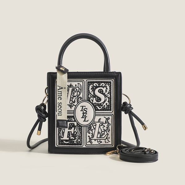 

Factory Wholesale Handbags Young Lady Box Bags Lady Fashion Purses For Women, Black