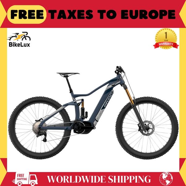 

27.5" full suspension mtb ebike electric mountain bike frame 1000w bafang m620 mid motor carbon fiber frame downhill e bicycle, Blue