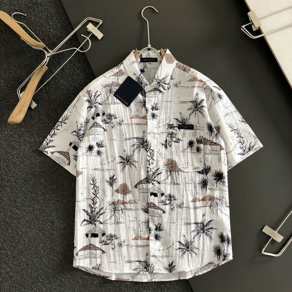 

"Men's Summer Tencel Shirt: Lightweight Short-Sleeved Ancient Wind Design, Perfect for the Modern Gentleman Looking for a Stylish and Breathable Summer Shirt", Multi