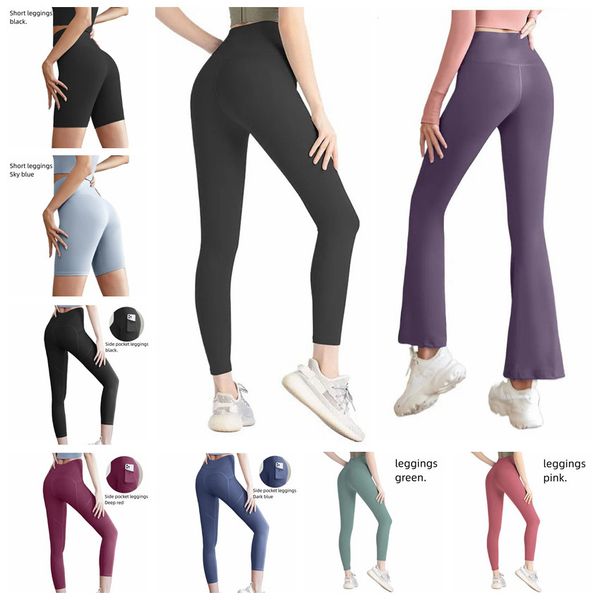 

2025 Yoga pants align leggings Women Shorts Cropped pants Outfits Lady Sports Ladies Pants Exercise Fitness Wear Girls Running Leggings gym slim fit align pants, Pink