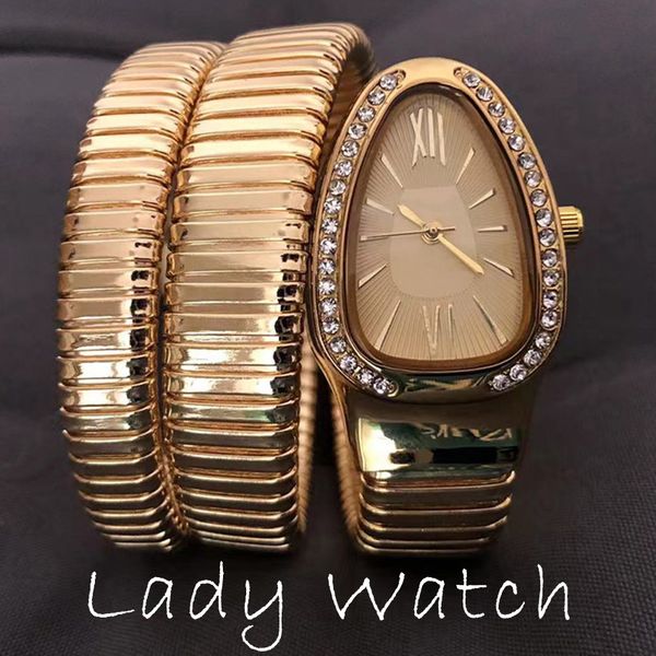 

watches high quality movement watch luxury watches 32MM alloy bezel glass mirror Quartz movement electronic watches casual Fashion gift Ladies watch snake watch, #16 green