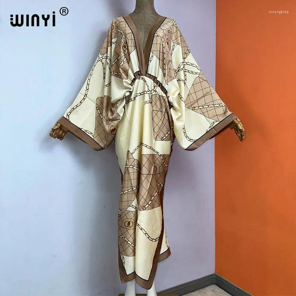 

Dress Fashion Abaya Maxi Dashiki Tunics Africa Kimono Kaftan Mujer Vestido Caftan Swimsuit Woman Boho Print Clothing, A1