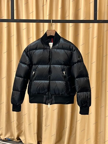 

Top Goods Masked Blindfolded Baseball Jersey Women's Short Puffer Jacket Designer Womens Winter Down Jacket Parkas Luxury Woman Hooded Puffer Cropped Puffer Jacket, Black