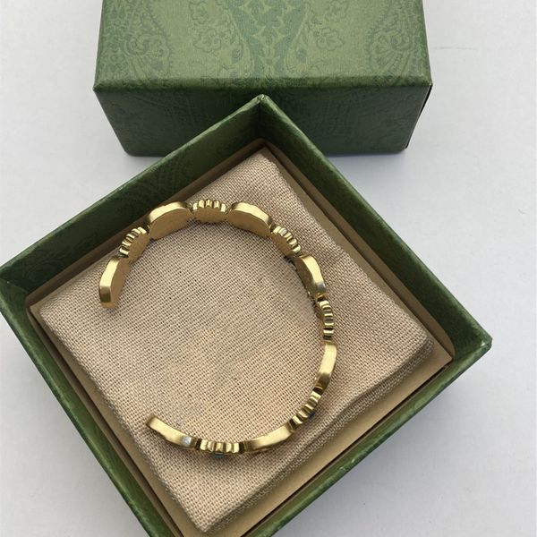

Lover Bangle Bracelet Designer Gold Retro For Woman Braclets Fashion Jewelry Supply