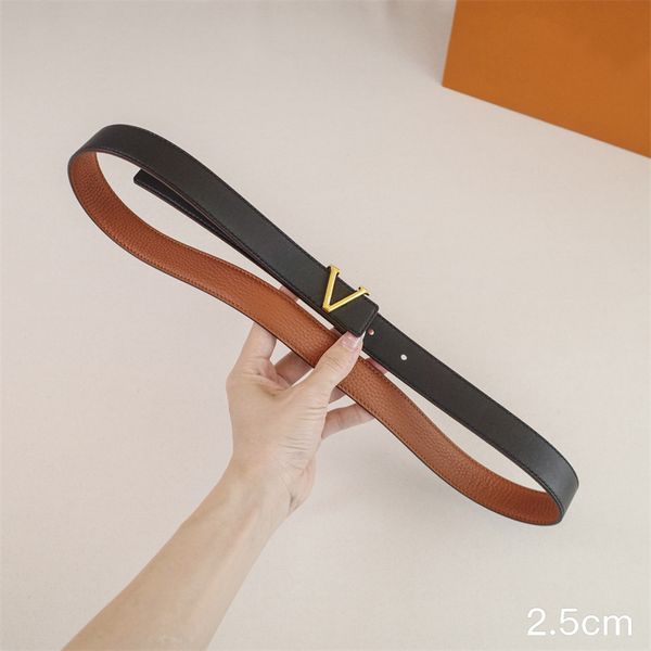 

Designer Belt For Women Golden Buckle Fashion Genuine Leather Belt Width 25mm 5 Colors Highly Quality Luxury Mens Belts, Red