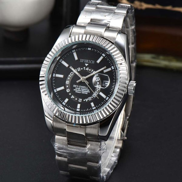 

New AAA Original Brand Watches for Mens Luxury Multifunction Automatic Date WristWatch Fashion Business Sport Quartz Male Clocks, Bronze
