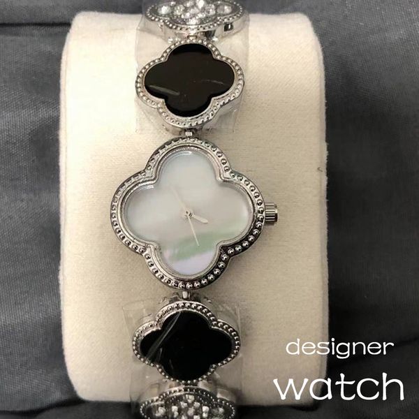 

designer watches womenwatch Womens watches high quality luxury designer watches Female Fashion Bracelet Watches 25MM Quartz movement electronic Alloy watches, #2 black