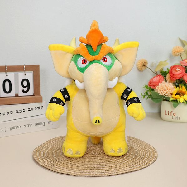 

Big 30CM Size Standing Bowser Plush Toy Cute Cartoon koopa Plush Doll Green Big Claw King Stuffed Children Kids Playmate Home Decor 3 Styles Plushie Kid Toy ie, Gray