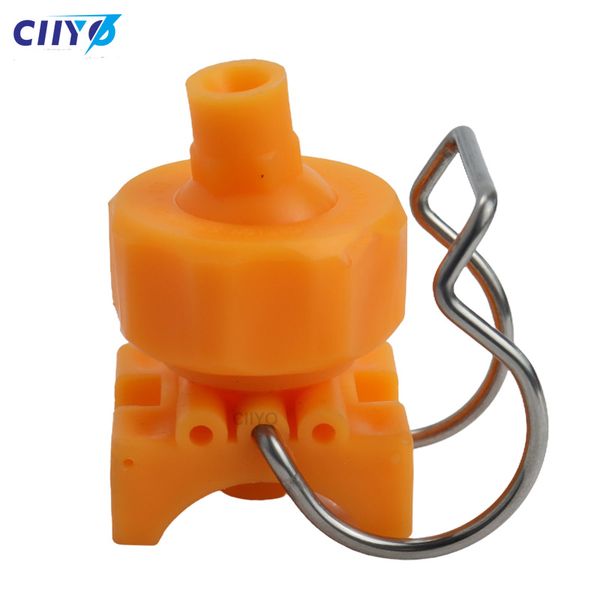 

Plastic Quick-Connect Dismantling Adjustable Flat Fan Spray Clamp Nozzle
