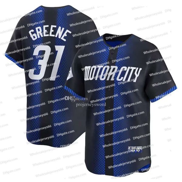 2024 City Connect Tigers Baseball Jerseys Matt Vierling Javier Baez Jake Rogers Riley Greene Spencer Torkelson Carson Kelly Meadows Zach McKinstry