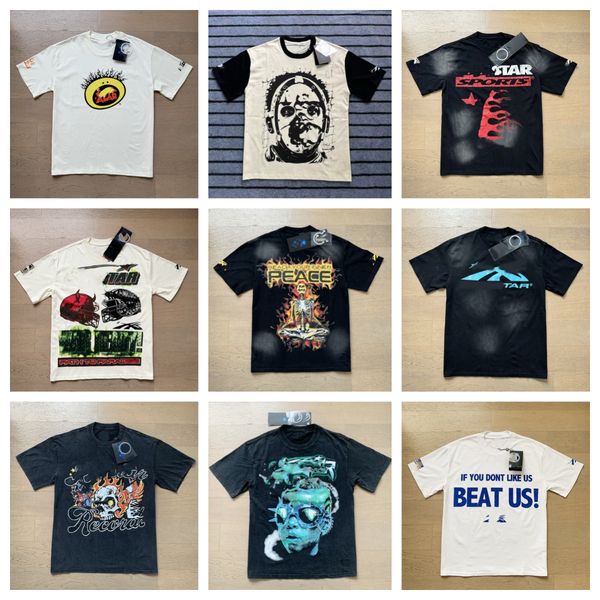

24ss Men' T-Shirts shirt Short Sleeve Tee Men Women High Quality Streetwear Hip Hop Fashion T Shirt short 066, Gold