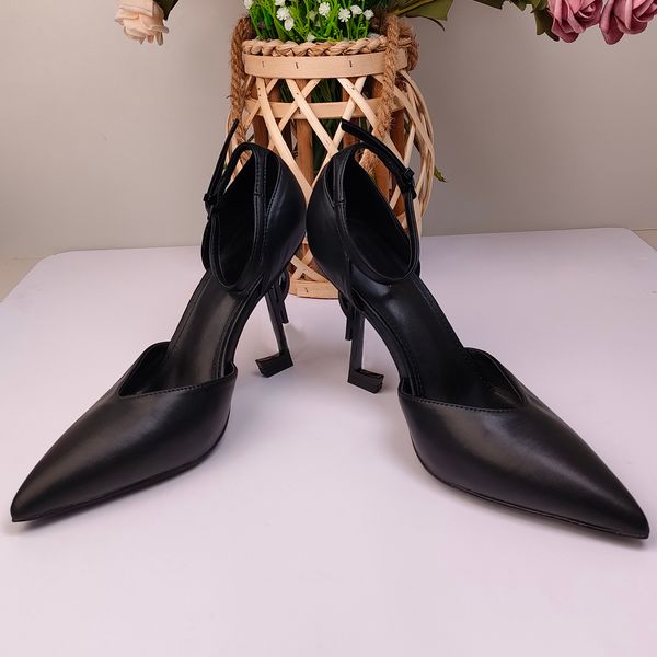 

slippers sandal slides Classics Women shoes heels Sandals fashion Beach Thick bottom Dress Shoe Alphabet lady Sandal Leather High heel lides A5+, Y-26