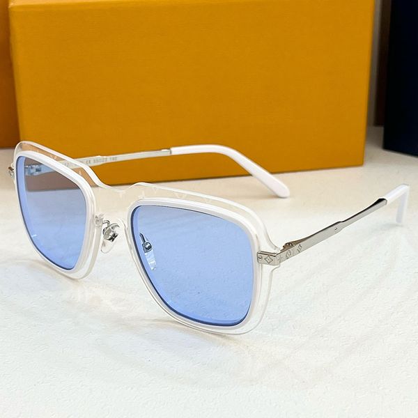 

Classic Trend Mens Womens Designer sunglasses Thin-rimmed lens print design 100%UVA/UVB protection with top quality original box