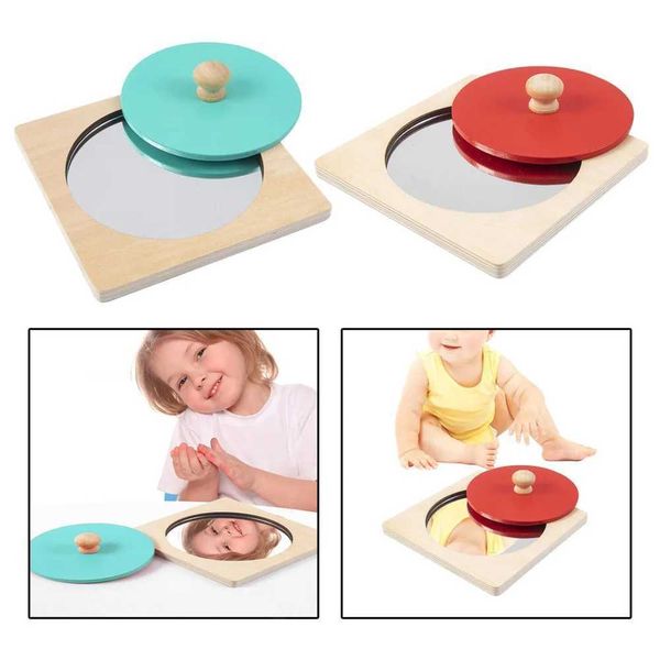 

Other Montessori Mirror Board Wooden Early Education Sensory Toys for Children Kindergarten Busy Puzzle Teaching Auxiliary Gifts