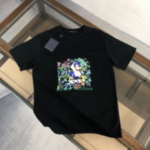 

Fashion T Shirts Mens Women Designers T-shirts Tees Apparel Tops Man Casual Chest Letter Luxurys Clothing Street Sleeve Clothes Tshirts, #22