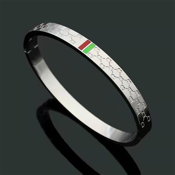 

Wholesale bracelet Snap Bangle titanium alloy Bracelet Classic Stainless Steel Designer Jewelry Gold Sier Rose Wristband Gift