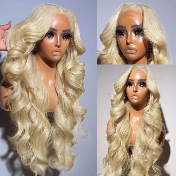 

Lace 613 Frontal Wig 13x6 Honey Blonde Body Wave Lace Front Wig Brazilian 13x4 Transparent Color Human Hair Wig For Women