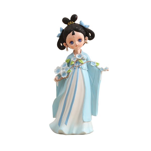 

Resin ornaments, resin crafts, antique home decor, blue