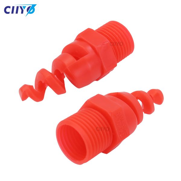 

New Plastic Spiral full cone Nozzle, PP SPJT Spiral Watering Mist Sprinkler Nozzle